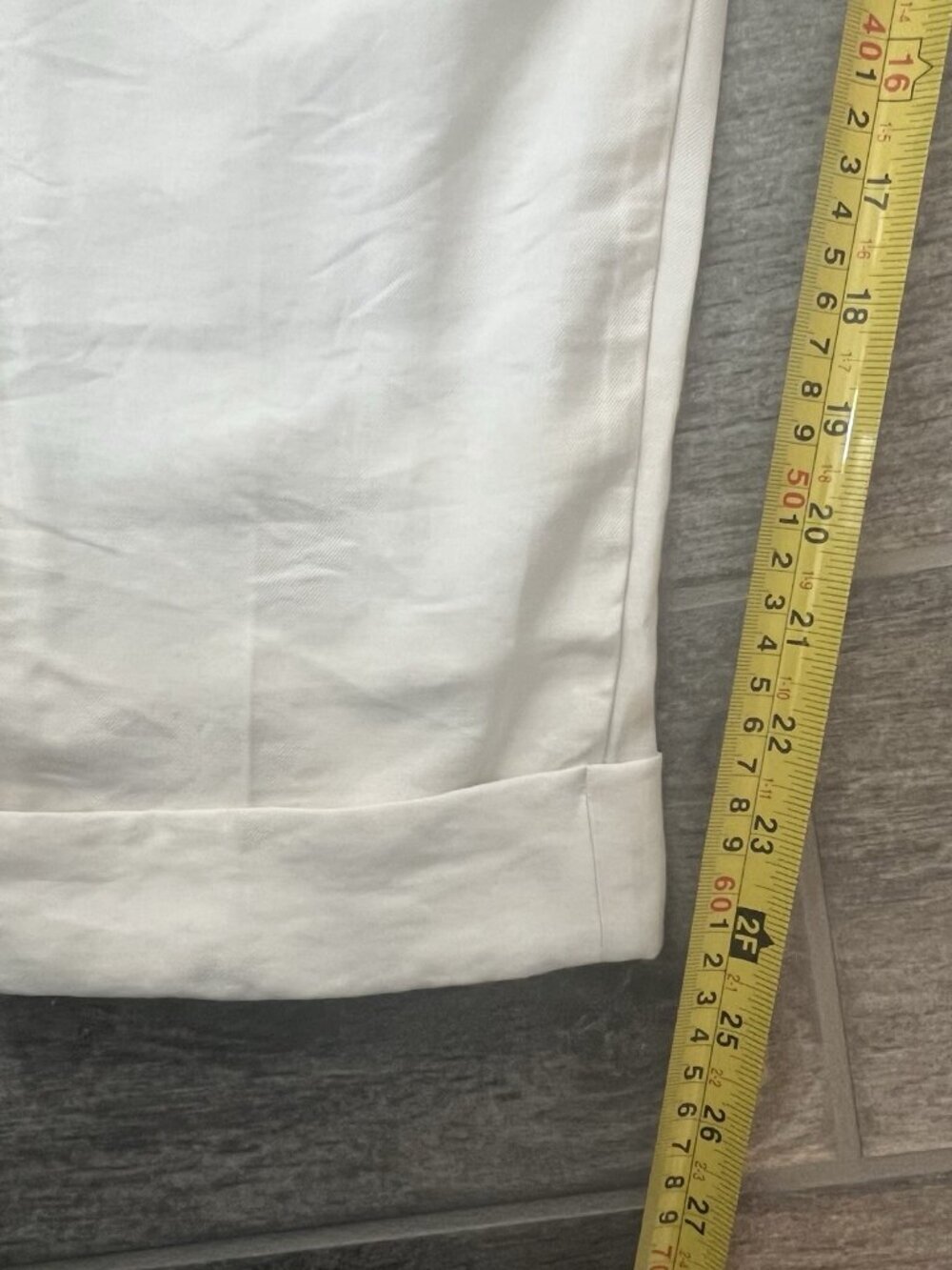 A NEW DAY Womens High-Rise Slim Fit Effortless Pintuck Ankle Pants Size 10 Cream - Picture 9 of 10